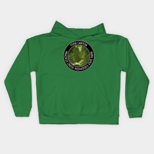 Fern Canyon Camping and Hiking Trail in California Kids Hoodie